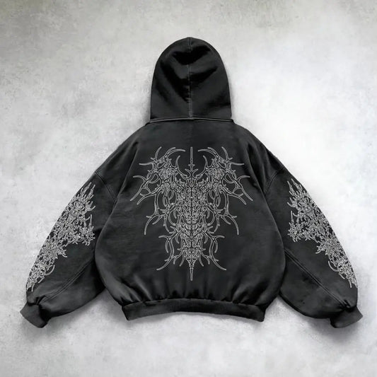 Vintage Punk Casual Hoodie™